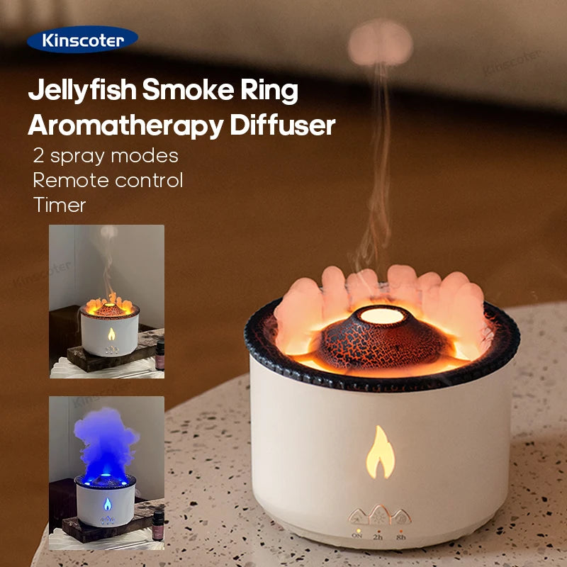 Volcanic Smoke Ring Diffuser