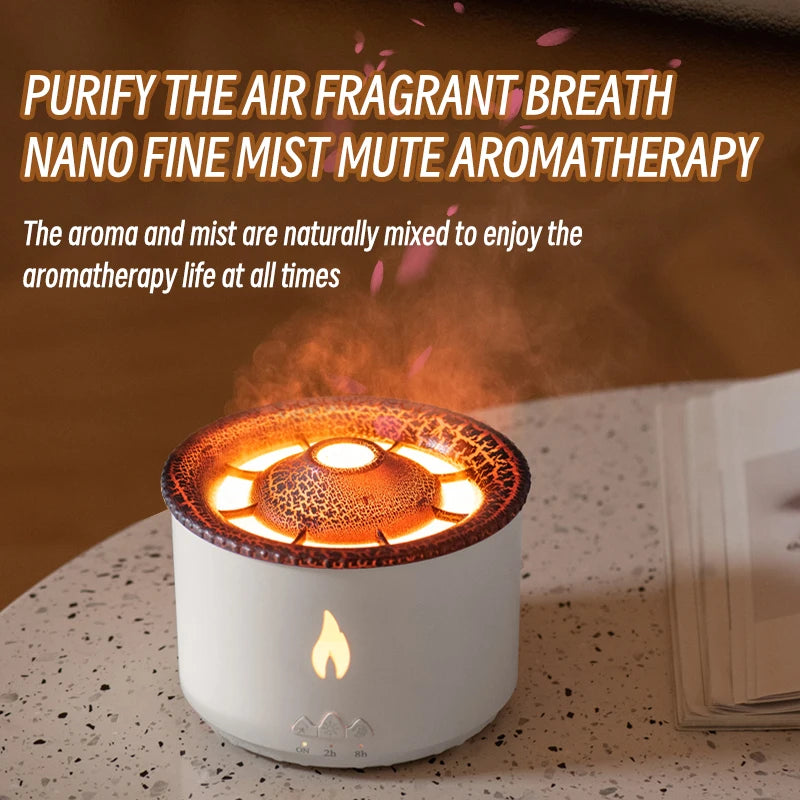 Volcanic Smoke Ring Diffuser